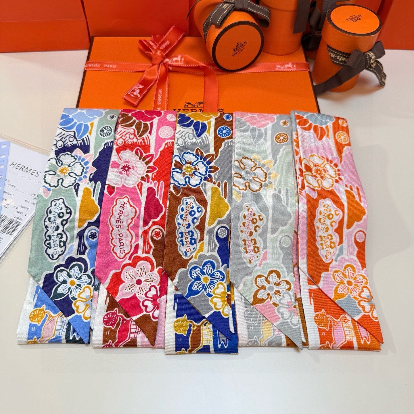 HERMES 25S SCARF 90 IN SILK 854960