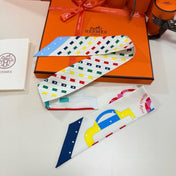 HERMES 25S SCARF TWILLY 86 IN SILK 987340