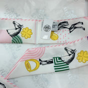 HERMES 25S SCARF TWILLY 86 IN SILK 987341