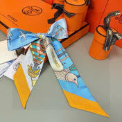 HERMES 25S NECKERCHIEF 86 IN SILK 991547
