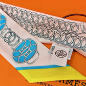 HERMES 26S TWILLY SCARF 86 IN SILK 498650