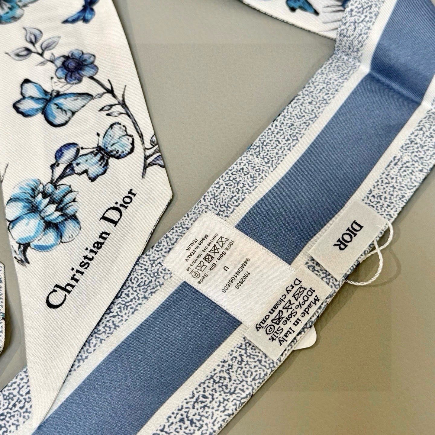 DIOR 26S SCARF 100CM IN SILK 305835