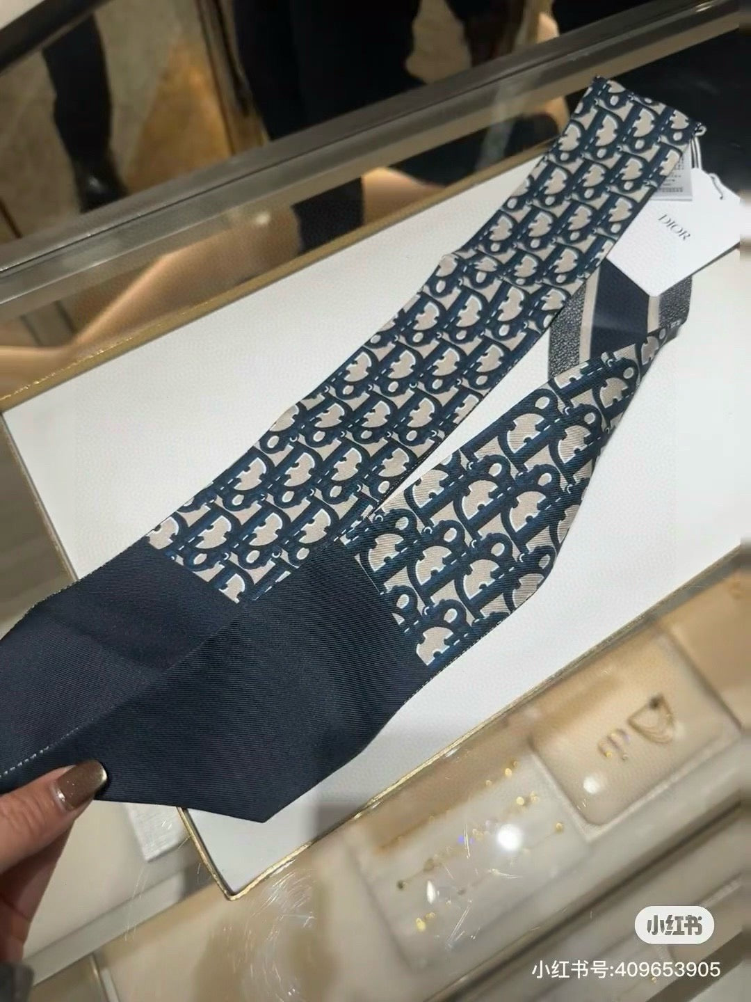 DIOR 26S SCARF 105CM IN SILK 313073