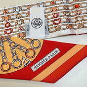 HERMES 26S TWILLY SCARF 86 IN SILK 492640