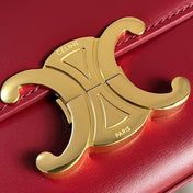 TRIOMPHE 20  BURGUNDY RED CALFSKIN