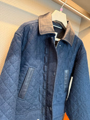 HERMES 25S QUILTED COTTON JACKET 376