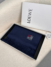 SCARF 180 CM IN NAVY BLUE CASHMERE 353155