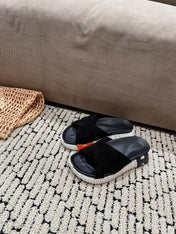 INFRA SANDAL BLACK SUEDE