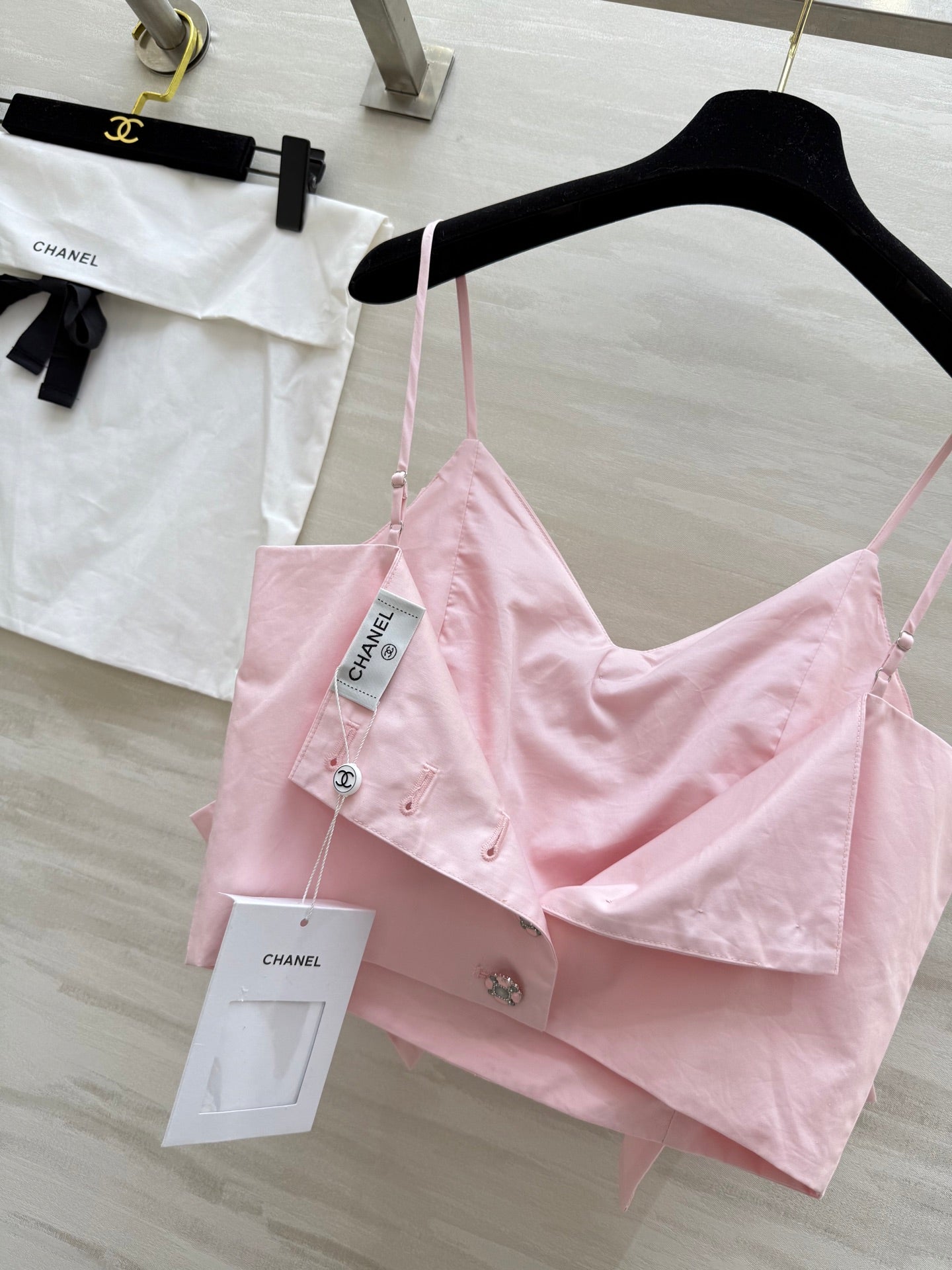CHANEL 25S SPAGHETTI STRAP TOP STYLE 245