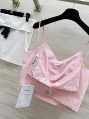 CHANEL 25S SPAGHETTI STRAP TOP STYLE 245