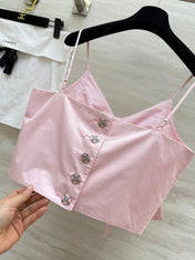 CHANEL 25S SPAGHETTI STRAP TOP STYLE 245