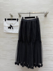 DIOR 25S LONG TULLE SKIRT STYLE 027