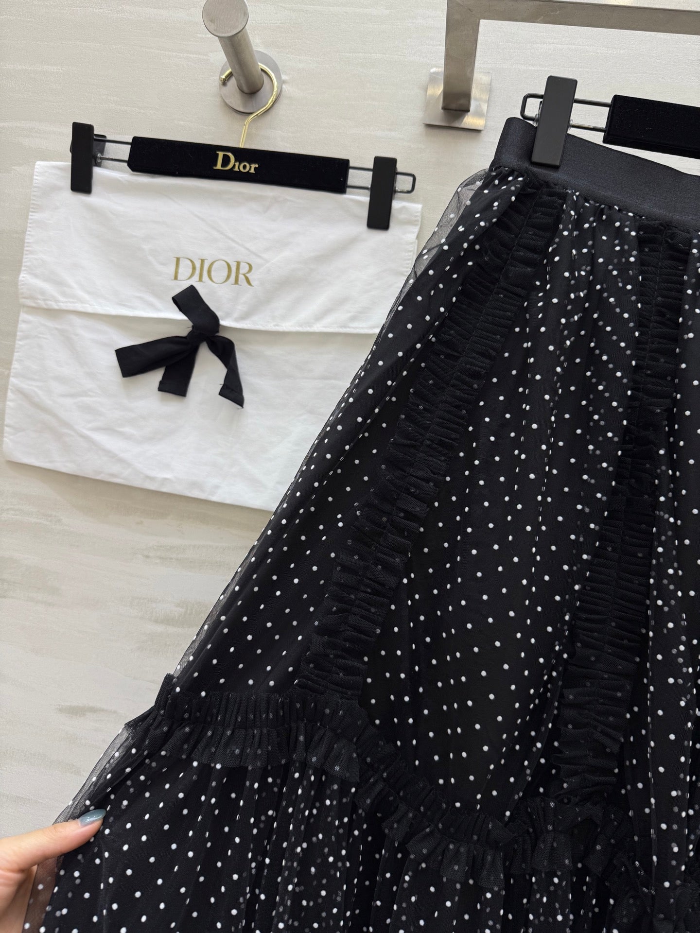 DIOR 25S LONG TULLE SKIRT STYLE 027