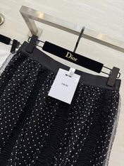 DIOR 25S LONG TULLE SKIRT STYLE 027