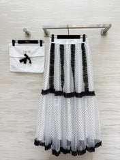 DIOR 25S LONG TULLE SKIRT STYLE 028