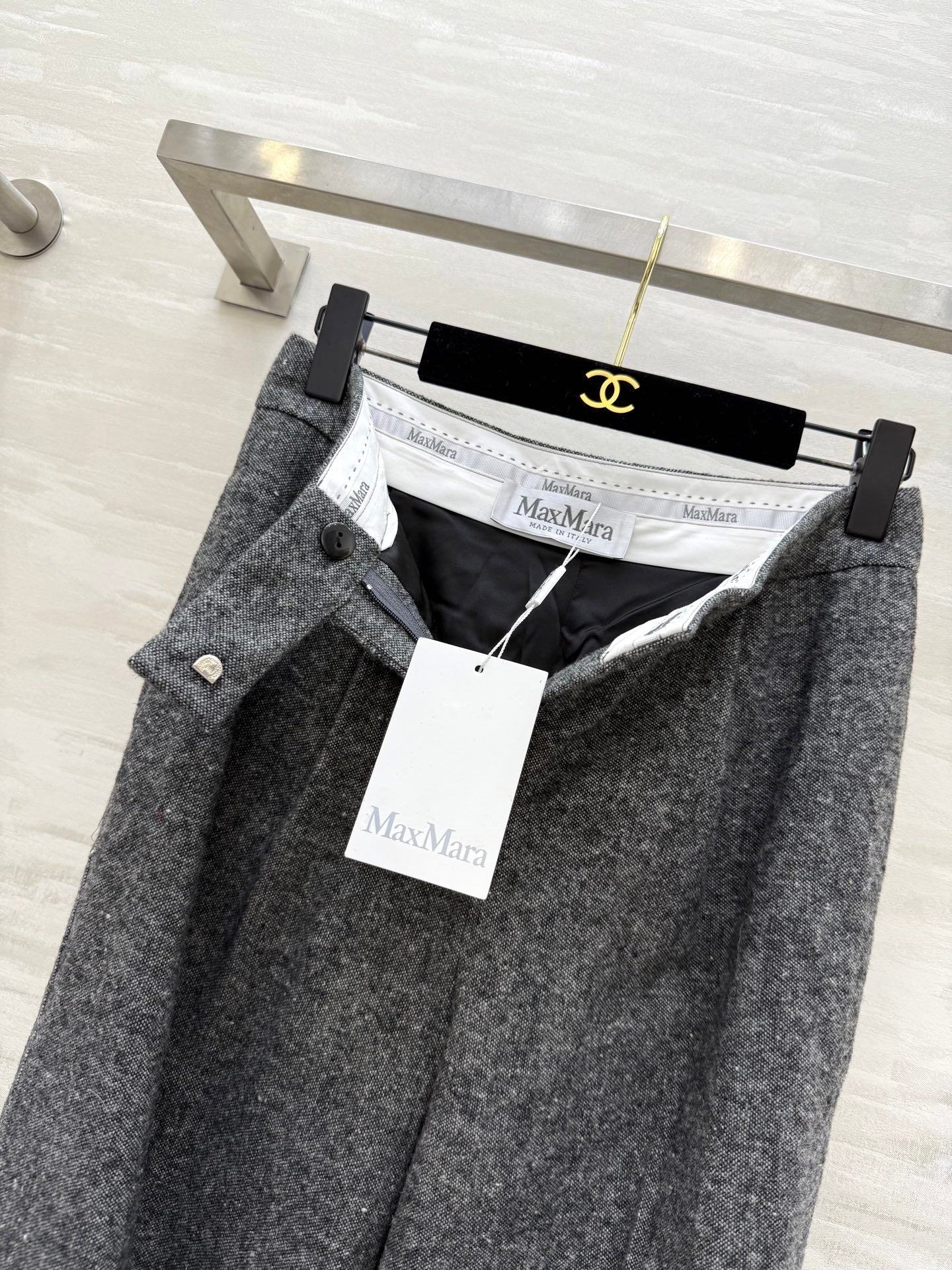 MAX MARA 25S WIDE-LEG KNIT PANTS 665256