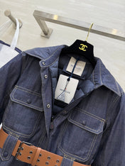 MONCLER 25S DENIM DOWN JACKET 344