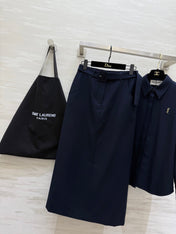 YSL 26S SHIRT AND SKIRT SET 353