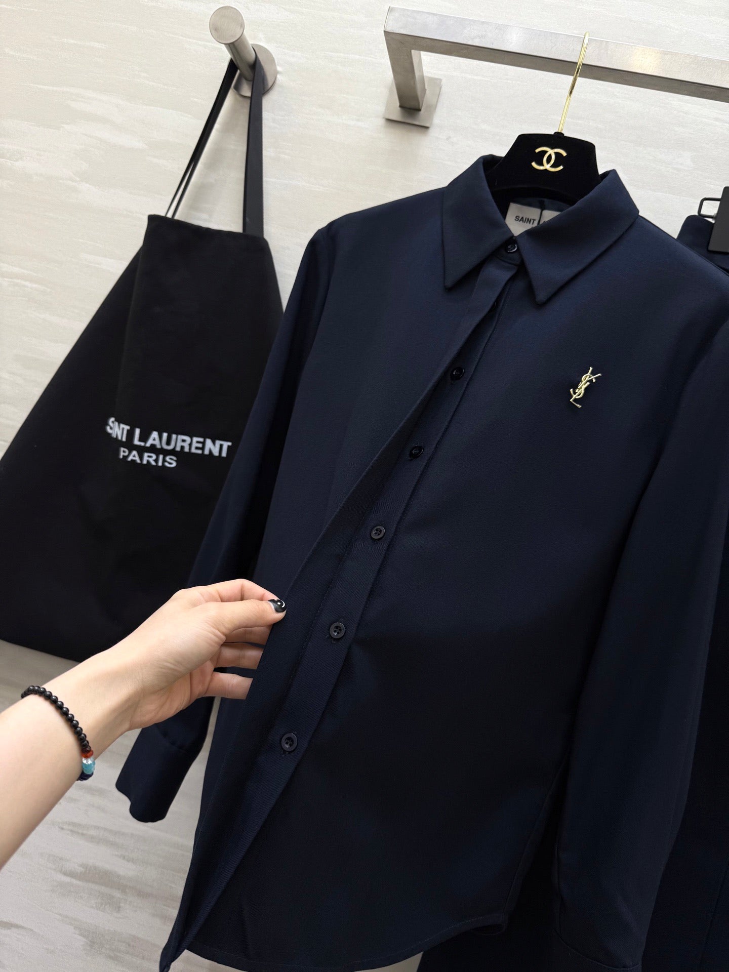 YSL 26S SHIRT AND SKIRT SET 353