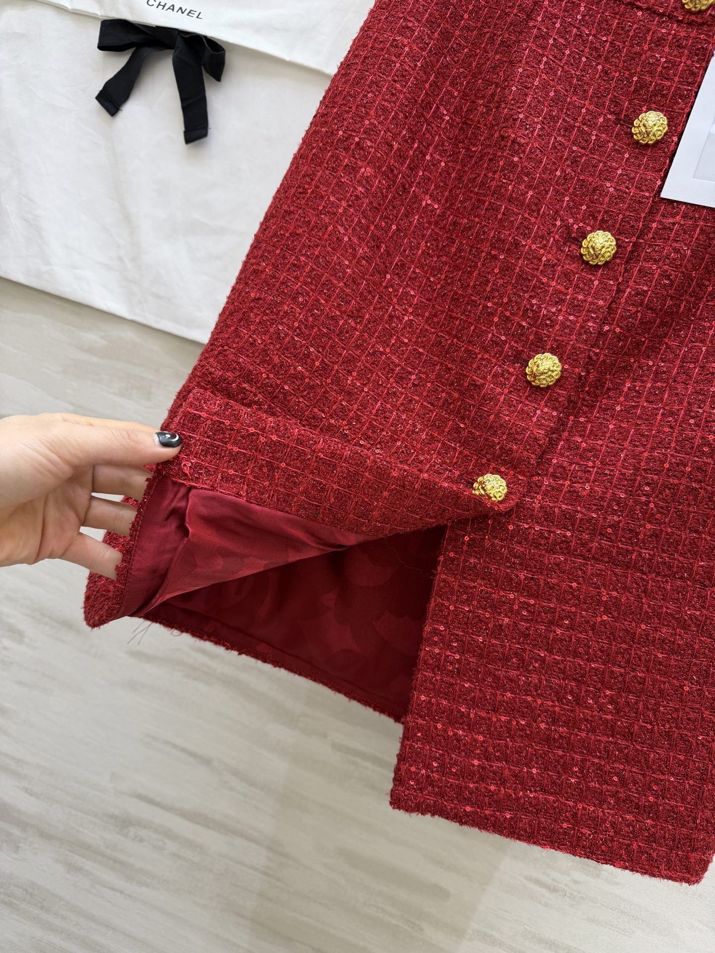 CHANEL 26S WOOL SKIRT 926