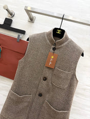 LORO PIANA 26S KNIT VEST JACKET 660