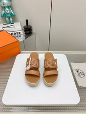 ITHEA 85 MM ESPADRILLE IN BRONZE BROWN CALFSKIN