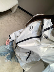CHANEL 25S HOODED SPORTS JACKET 449
