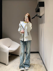 CHANEL 25S HOODED SPORTS JACKET 449