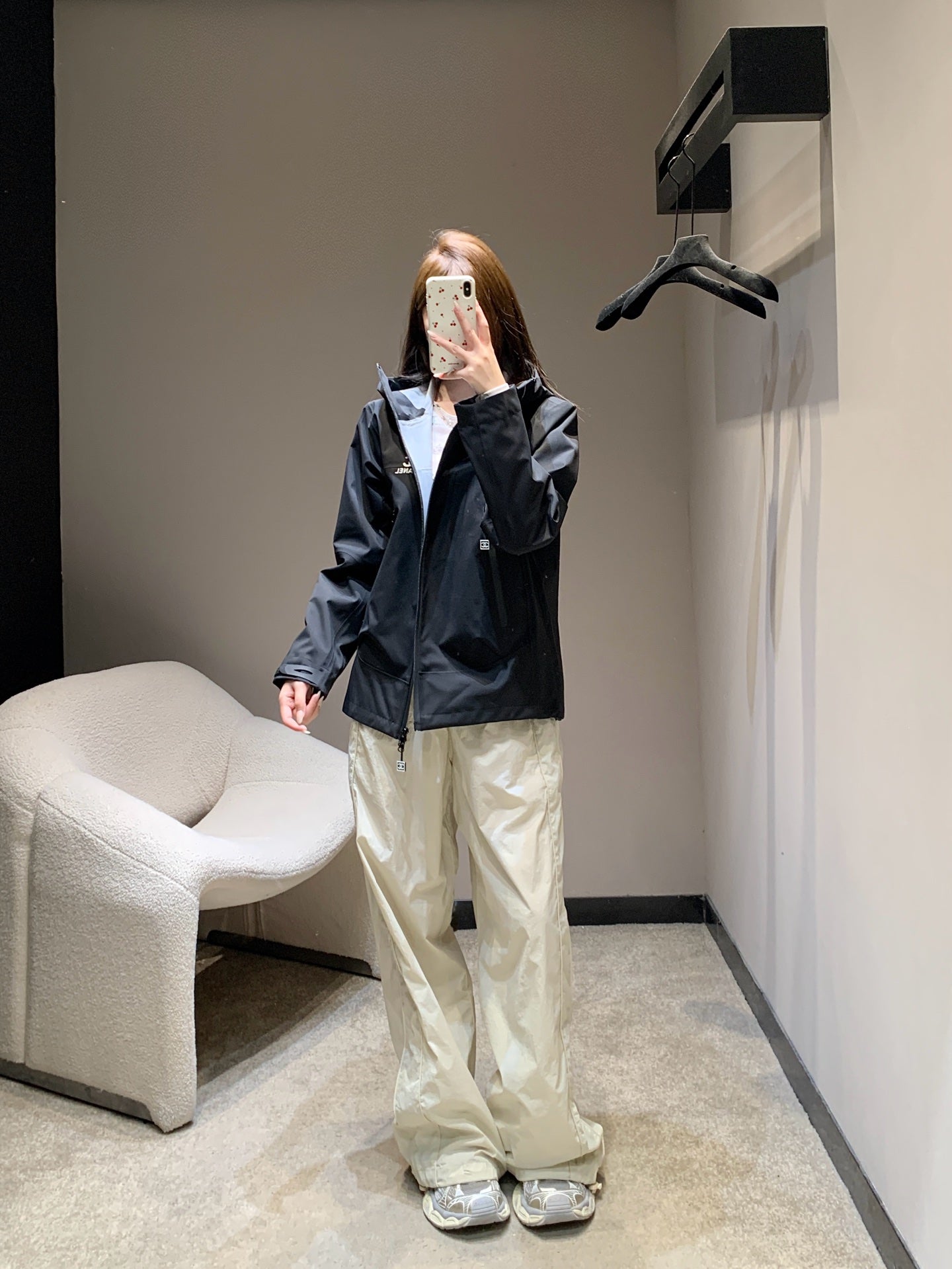 CHANEL 25S HOODED SPORTS JACKET 448