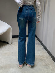 LP 26S JEANS WITH TWO BOW DETAILS 621