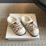 PRADA 26S WOVEN MULES IN IVORY SUEDE AND WOOL
