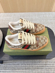 GUCCI 26S SNEAKERS IN BROWN GG CANVAS