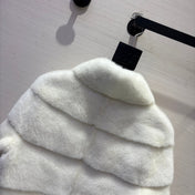 DIOR 25S SHORT VELVET MINK COAT 573