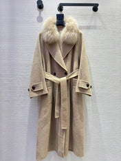 MAX MARA 25S DOUBLE-FACED CASHMERE COAT 055