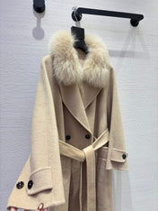 MAX MARA 25S DOUBLE-FACED CASHMERE COAT 055