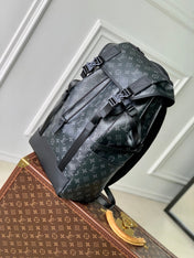 GETAWAY BACKPACK 50 IN BLACK MONOGRAM ECLIPSE CANVAS AND CALFSKIN