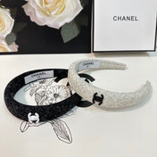 BLACK TWEED HAIRBAND 124639