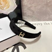 BLACK FABRIC HAIRBAND 432839