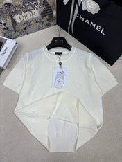 DIOR 26S SHORT-SLEEVE KNIT SWEATER 1402