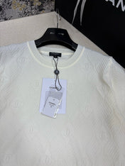 DIOR 26S SHORT-SLEEVE KNIT SWEATER 1402