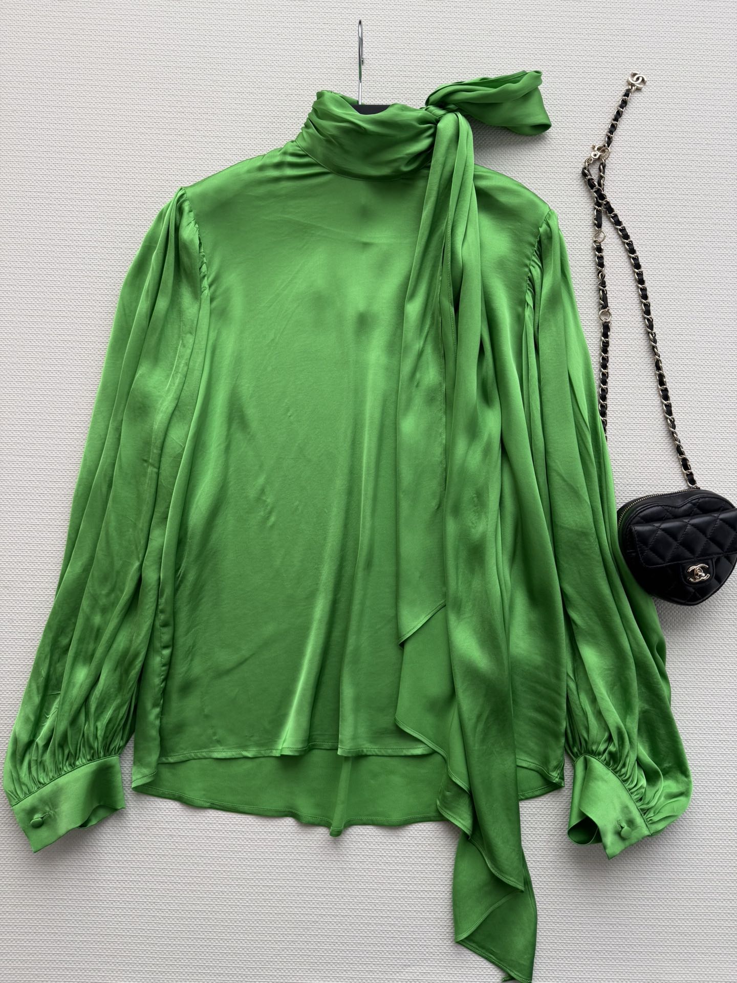 GUCCI 26S SATIN SILK SHIRT 198