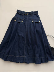 ZIMMERMANN 26S DENIM MIDI SKIRT STYLE 94