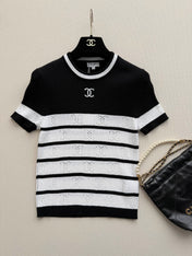 CHANEL 26S SHORT-SLEEVE SWEATER STYLE 1037
