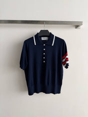 THOM 26S SHORT SLEEVE POLO KNIT TOP STYLE 236
