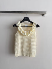 DIOR 26S PLEATED KNITTED VEST 1309