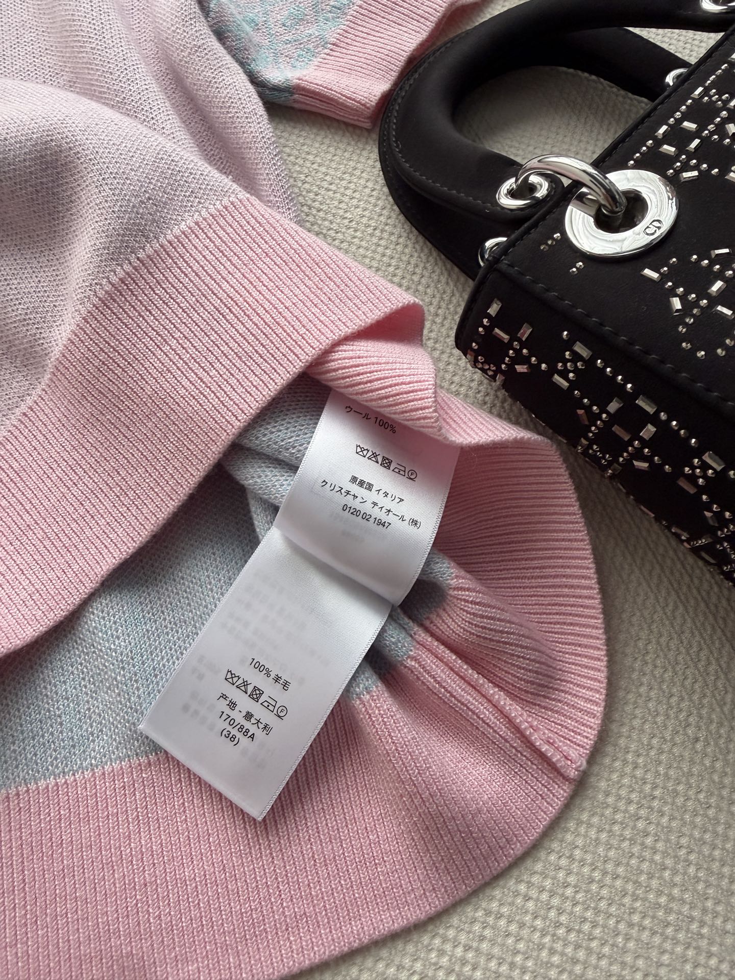 DIOR 26S SHORT-SLEEVE KNIT TOP 1307