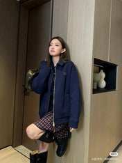 MIUMIU ZIP-UP FLEECE JACKET STYLE 10