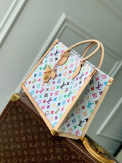 ONTHEGO MM BAG 35 IN MULTICOLOR MONOGRAM CANVAS