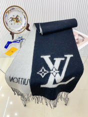 SMASH SCARF 210 CM IN BLACK WOOL 390965