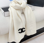 SCARF 190 CM IN WHITE CASHMERE 393183